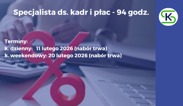 Nabory na kursy: Specjalista d/s kadr i płac