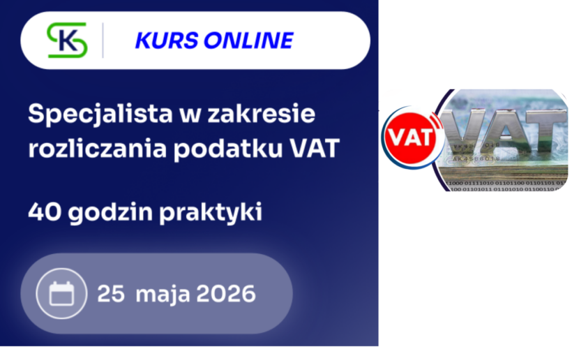 Specjalista w zakresie rozliczania podatku VAT - kurs online