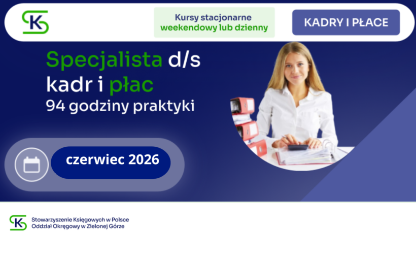 Specjalista ds. kadr i płac - z uwzględnieniem programu PŁATNIK