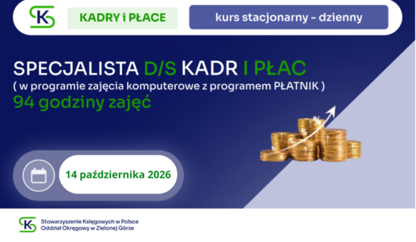 Specjalista ds. kadr i płac - z uwzględnieniem programu PŁATNIK
