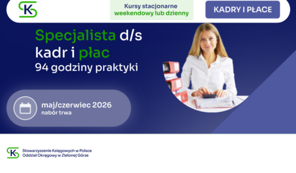 Specjalista ds. kadr i płac - z uwzględnieniem programu PŁATNIK