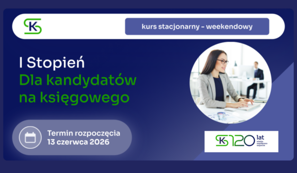 Certyfikowane kursy księgowości I STOPNIA