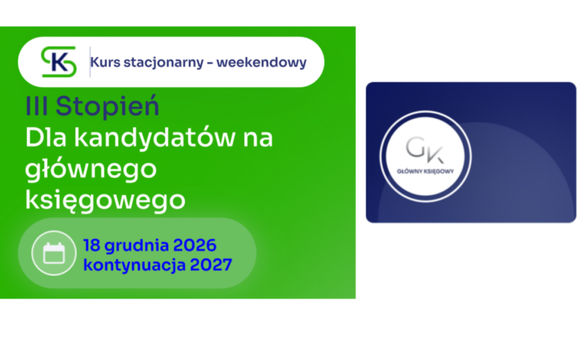 Certyfikacja Zawodu księgowego - STOPIEŃ III