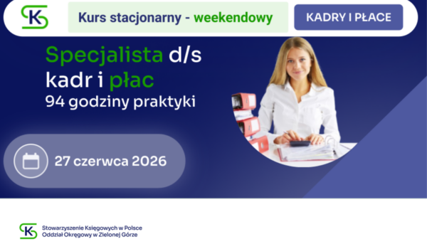 Specjalista ds. kadr i płac - z uwzględnieniem programu PŁATNIK