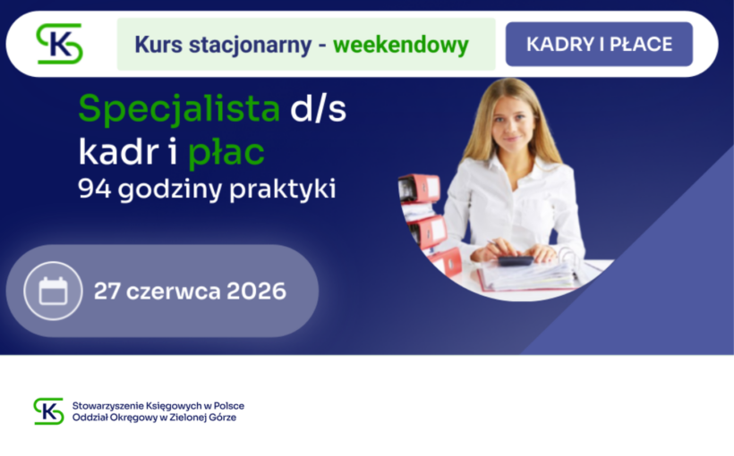 Specjalista ds. kadr i płac - z uwzględnieniem programu PŁATNIK
