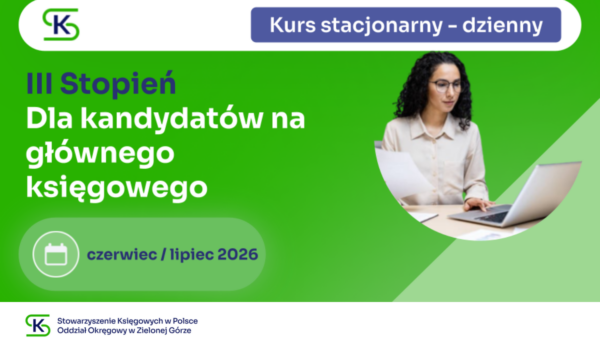Certyfikacja Zawodu księgowego - STOPIEŃ III
