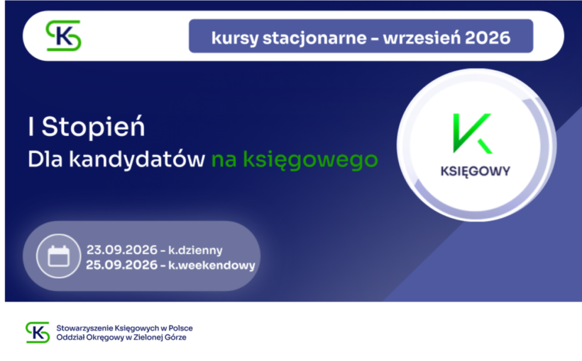 Certyfikowane kursy księgowości od podstaw - STOPIEŃ I