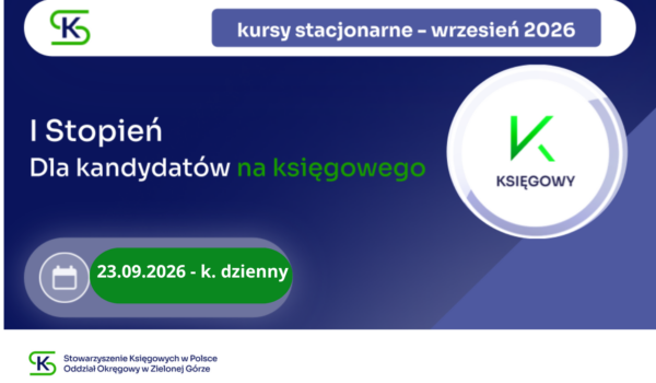 Certyfikowany kurs księgowości od podstaw - STOPIEŃ I