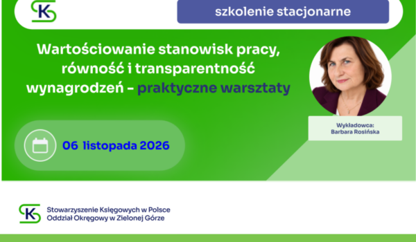 Wartościowanie stanowisk pracy, równość i transparentność wynagrodzeń