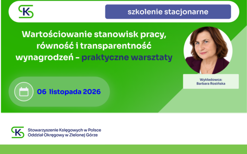 Wartościowanie stanowisk pracy, równość i transparentność wynagrodzeń