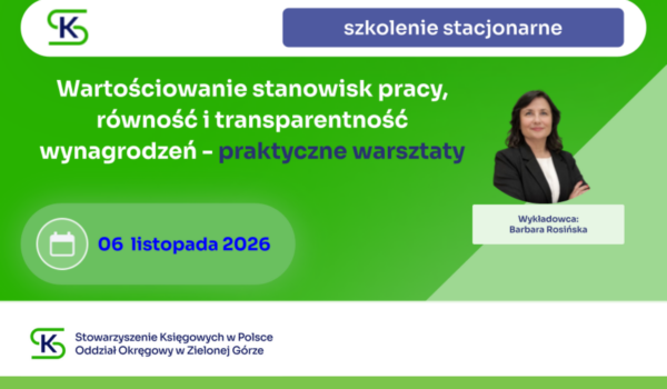 Wartościowanie stanowisk pracy, równość i transparentność wynagrodzeń